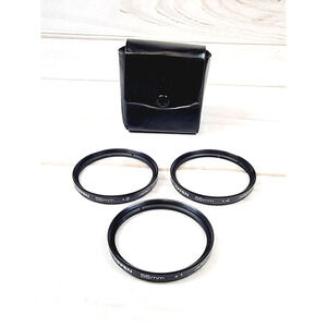 Lot of 3 Tiffen 55 mm Haze +1, 2, & 4 Made in Japan Filters